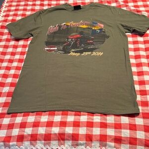 Harley-Davidson Graphic Men's Tee Ride To Freedom 2014 Quantico Virginia